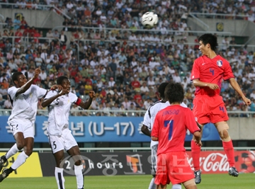 ▲ 2007년 FIFA 청소년축구대회 천안개최