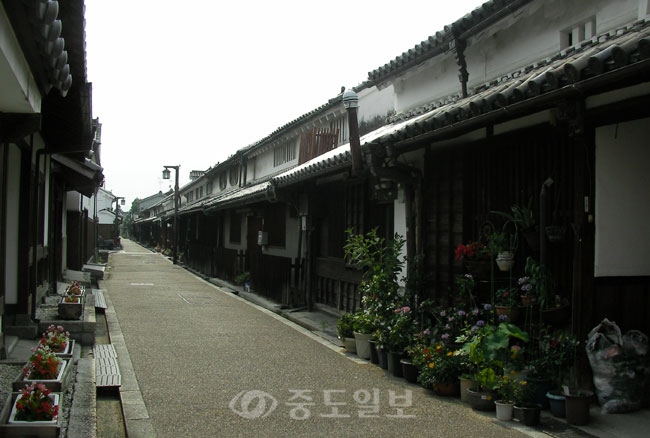 ▲ 마을전체가 박물관인 나라마치 보존지구