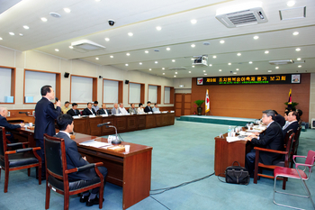 ▲ 연기군은 지난 23일 제9회 조치원복숭아축제 평가회를 열어 축제 문제점과 발전 방안 등을 모색했다.