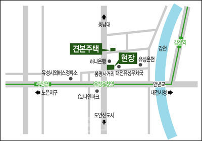 ▲ 푸르지오시티 찾아가는 길