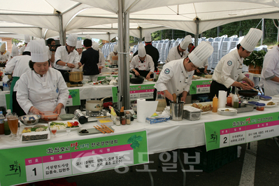 ▲ 지난해 열린 한산모시 맛자랑 경연대회.