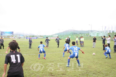 ▲ MBC꿈나무 축구리그 전국 결선대회 개막식 및 경기 모습.