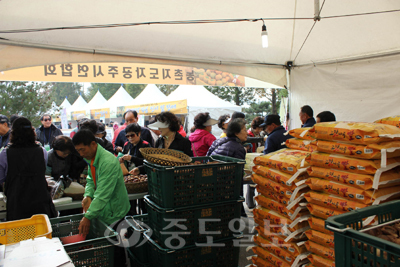 ▲ 제9회 공주 농업 대축제가 12일 공주시 우성면 농업기술센터에서 펼쳐진다. 사진은 지난 제8회 농업 대축제 모습.