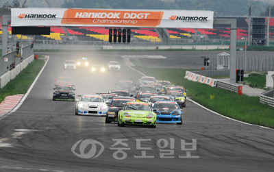 ▲ Hankook DDGT 챔피언십의 박진감 넘치는 레이싱. 