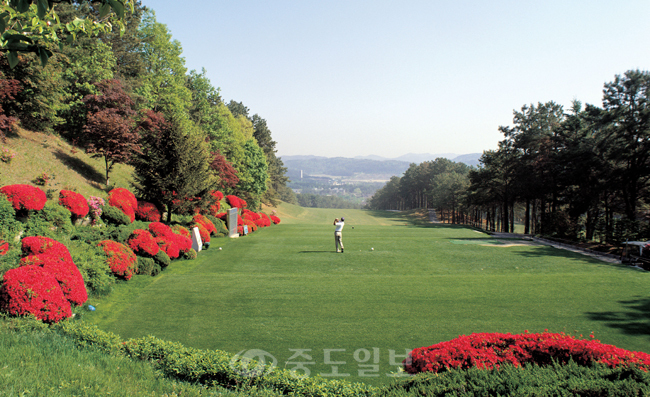 ▲ 대전과 충남ㆍ북에서 제일 처음으로 만들어진 유성CC는 대전골프협회와 역사를 같이 하고 있다. 사진은 유성CC 10번홀 전경. [사진제공=유성CC]