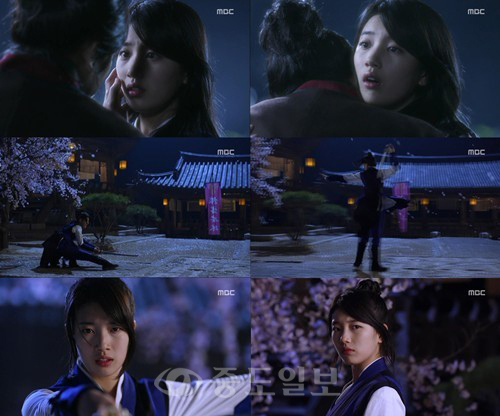 ▲ 수지 벚꽃 검술 사진=MBC '구가의서'