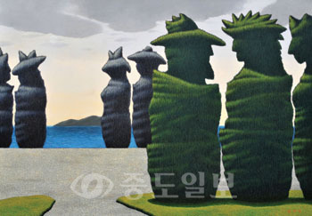 ▲  전형주作 '사의적정원'