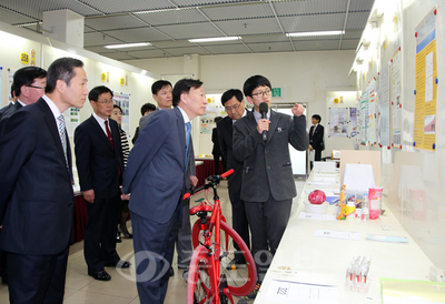 ▲ 설 교육감 학교현장 방문