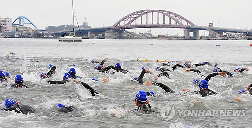 ▲트라이애슬론(Triathlon) 전국대회가 세종에서 개최된다. /사진=연합DB