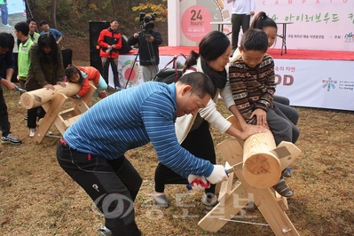 ▲ 지난해 I LOVE WOOD 캠핑 모습