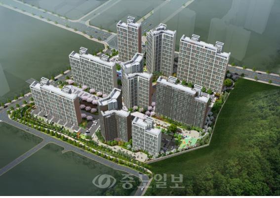 ▲ e편한세상 서산 테크노밸리 조감도.