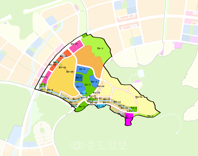 ▲ 6-4생활권 토지이용계획도
<br />