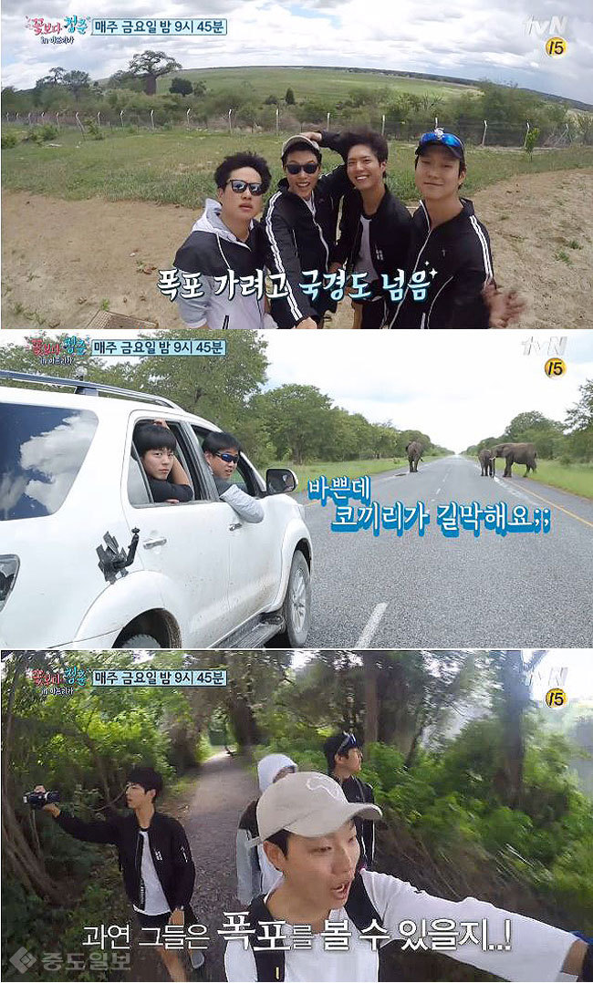 ▲tvN ‘꽃보다청춘 아프리카’ 예고편 캡처
