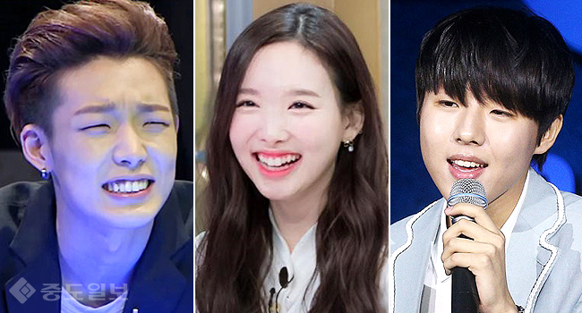 ▲ 올해 첫 유권자가 되는 아이콘의 바비, 트와이스의 나연, 가수 유승우<사진 왼쪽부터>.