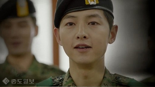 ▲ '태양의 후예' 송중기. /사진은 방송화면 캡처