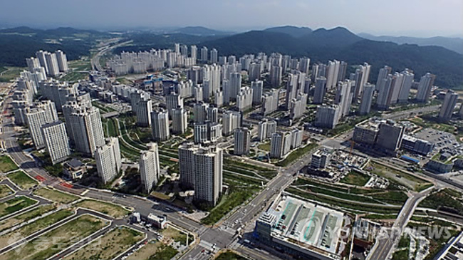 ▲ 세종시 아파트