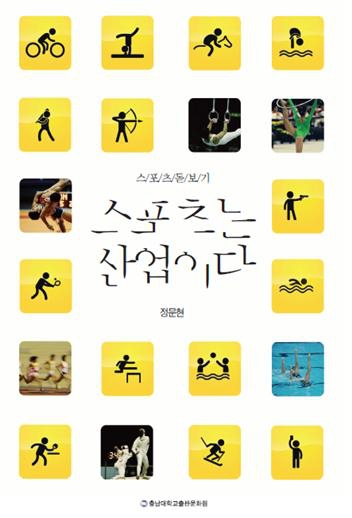 ▲ '스포츠돋보기 스포츠는 산업이다' 정문현 저, 충남대학교출판문화원, 2016 