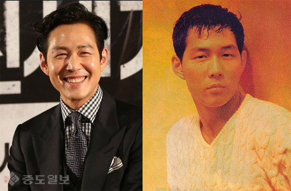 ▲ 배우 이정재의 현재와 1996년 TV저널 캡쳐/사진=중도일보db ▲ 배우 이정재의 현재와 1996년 TV저널 캡쳐/사진=중도일보db