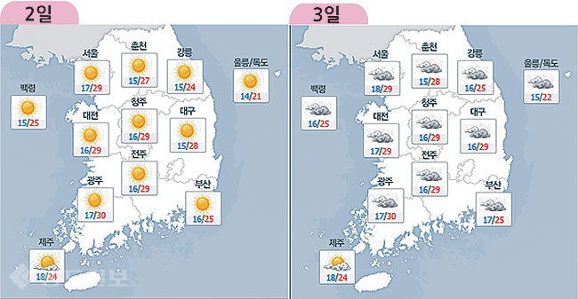 ▲ 네이버 기상정보 캡쳐