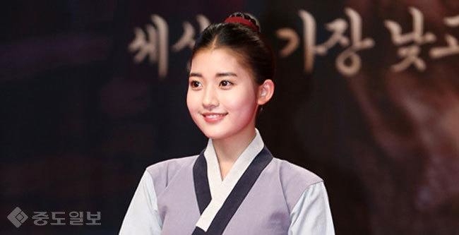 ▲옥중화 제작발표회에 참석한 정다빈. 사진=연합뉴스