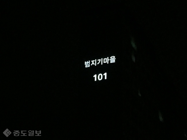 ▲ 세종시 아름동 범지기마을 야간조명 적용사례.
