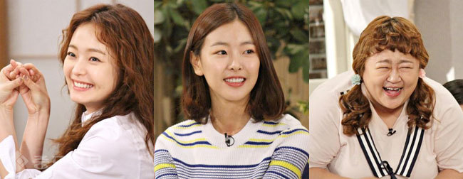 ▲왼쪽부터 전소민, 고원희, 홍윤화. 사진출처=해피투게더 홈페이지 