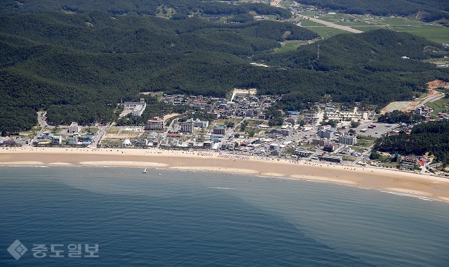 ▲ 만리포 해수욕장/사진=충남도