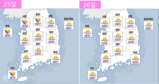 ▲ 네이버 기상정보 캡쳐