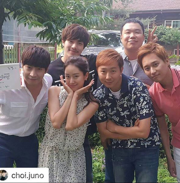 ▲ 허정민 인스타그램/ 오늘은 #또요일 오늘은 더 #꿀잼 #또오해영 #도경 #오해영 #박훈 #기태 #상석 그리고 #이준