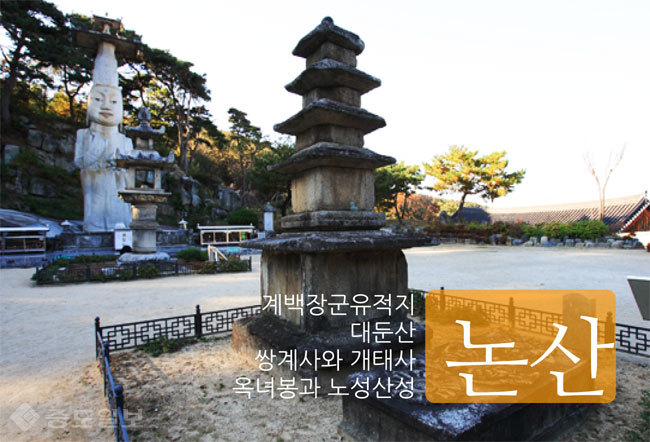 ▲논산시 홈페이지