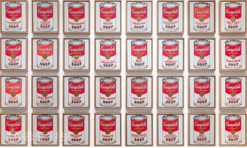 ▲ <캠벨 수프>, 워홀, 1962 ▲ <캠벨 수프>, 워홀, 1962