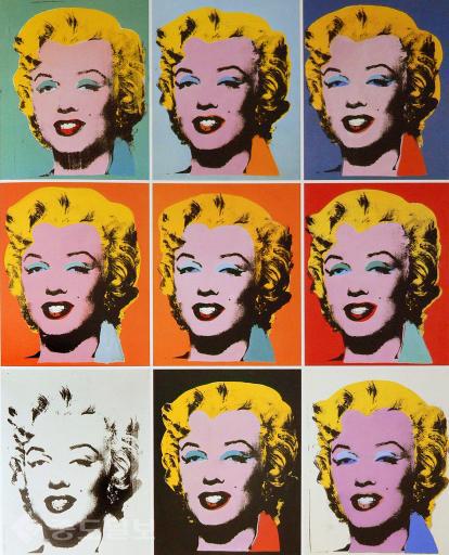 ▲ <마릴린>, 워홀, 1962
<br /> ▲ <마릴린>, 워홀, 1962
<br />