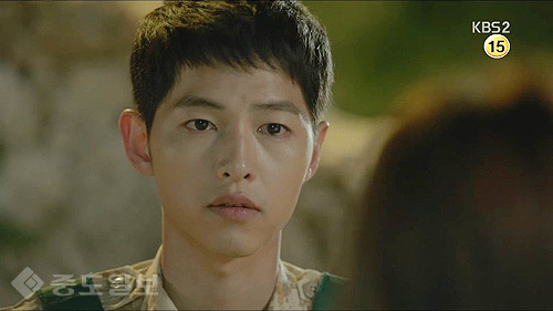 ▲ '태양의 후예' 송중기 ▲ '태양의 후예' 송중기
