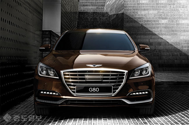 ▲제네시스G80 홈페이지 ▲제네시스G80 홈페이지