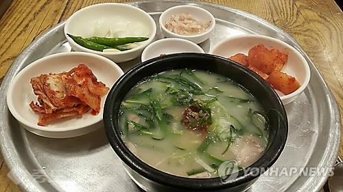 ▲ 돼지국밥/사진=연합 DB ▲ 돼지국밥/사진=연합 DB