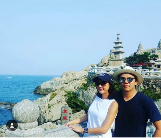 ▲ 이선정-황지만 선수 열애 /사진은 SNS 캡처