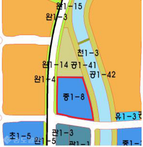 ▲ 세부변경내역(아름동)