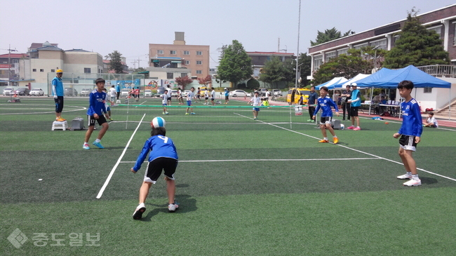 ▲ 학교스포츠클럽 지역 리그전 모습./충남교육청 제공.