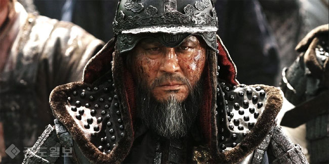 ▲ 2014년 '명량'의 김명민/사진=영화 '명량'의 한 장면