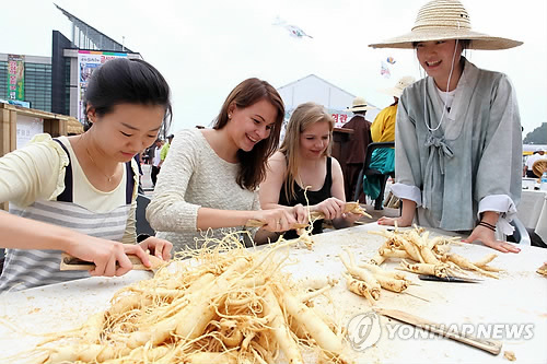 ▲ 금산인삼축제/사진=연합뉴스 DB ▲ 금산인삼축제/사진=연합뉴스 DB