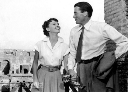 ▲ 영화 '로마의 휴일' 중 한장면 ▲ 영화 '로마의 휴일' 중 한장면