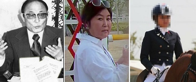 ▲ 최태민, 최순실, 정유라씨 ▲ 최태민, 최순실, 정유라씨