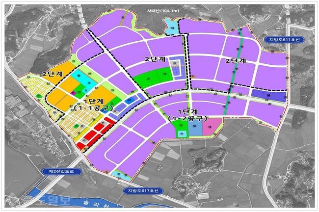 ▲ 산업단지 계획도