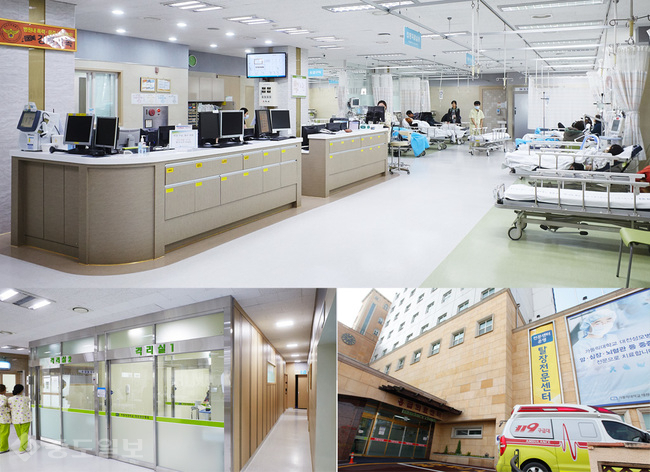 ▲ 대전성모병원 응급의료센터 모습.