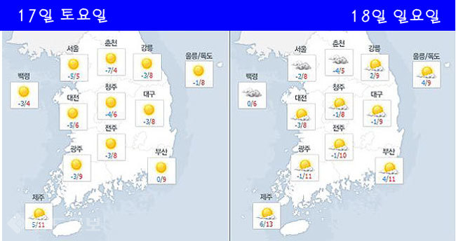 ▲ 네이버 기상정보 참조