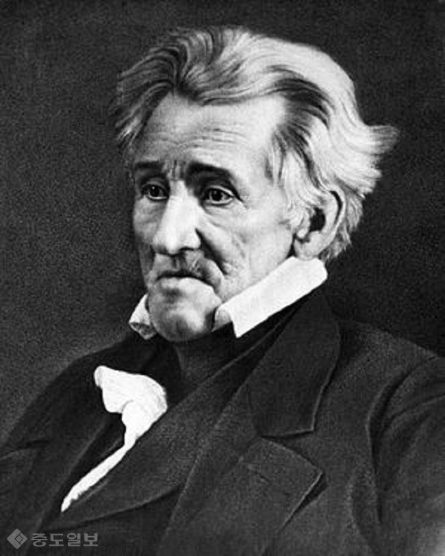 ▲미국의 7대 대통령 앤드루 잭슨./출처=위키백과 ▲미국의 7대 대통령 앤드루 잭슨./출처=위키백과