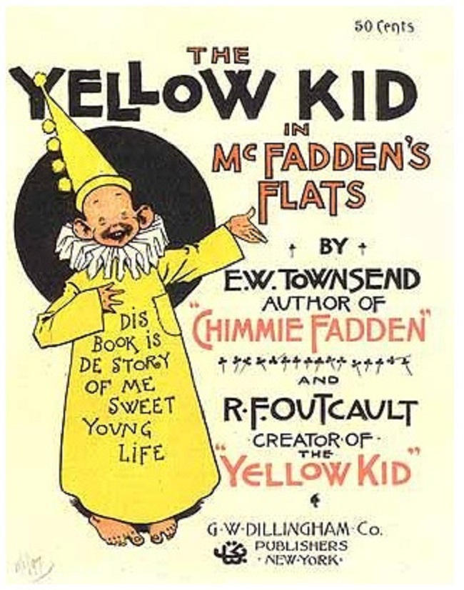 ▲옐로 키드 표지./출처=네이버 블로그 'karae5' ▲옐로 키드 표지./출처=네이버 블로그 'karae5'