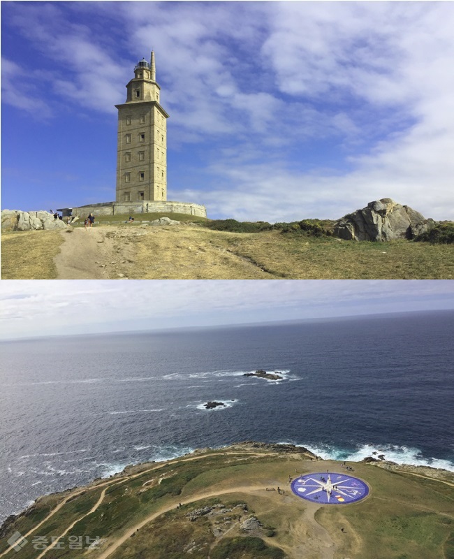 ▲헤라클레스의 탑 전경.