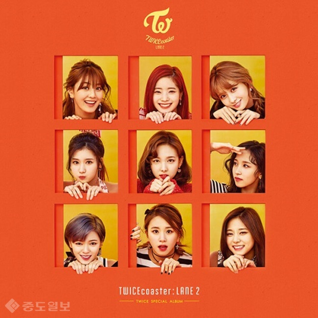 ▲트와이스 'Knock Knock' 자켓 앨범.