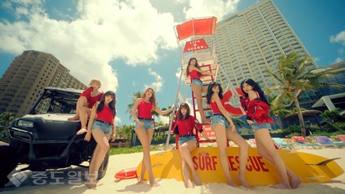 ▲AOA 'Good Luck' 뮤비 캡처.